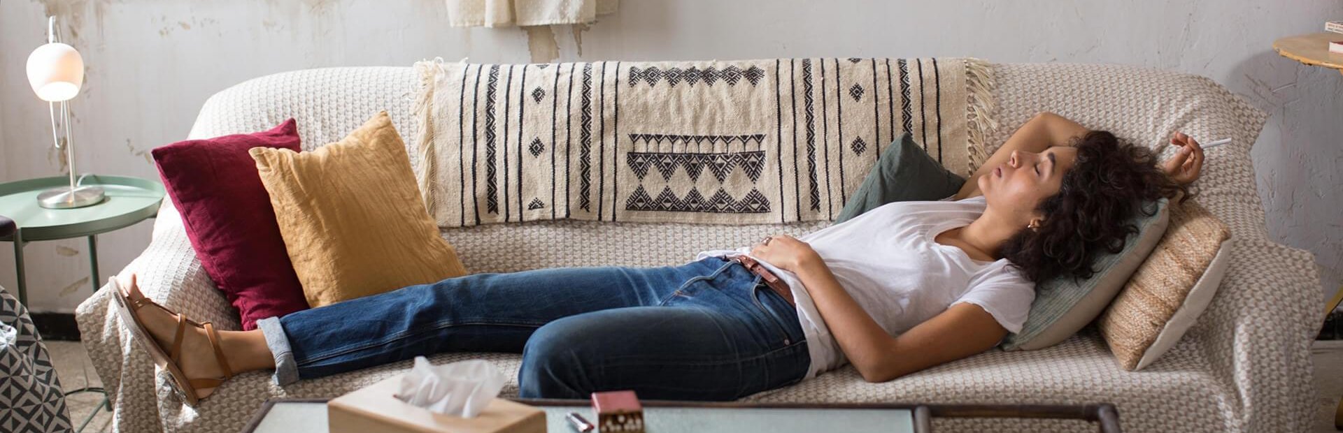 Auf der Couch in Tunis