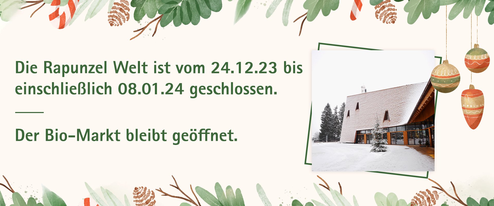Öffnungszeiten Weihnachten