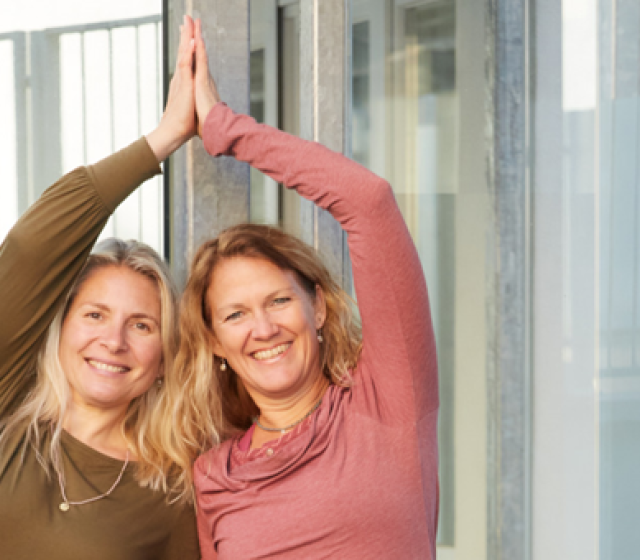 Bettina Scheible und Simone Robe