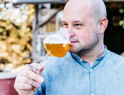 Biersommelier Simon Fehr